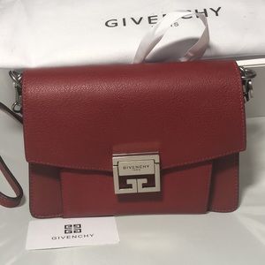 SALE Givenchy GV3 Small Leather Shoulder Bag